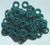 100 10mm Medium Green Rubber Rings